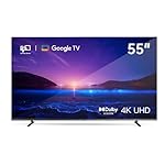 FPD 55-inch Smart TV Google TV 4K UHD with Google Play and Google Cast Built-in, HDR 10, Dolby Vision Dolby Atmos, MEMC, Voice Remote, Stream Live TV(Canvas-Series, CG55-C1, 2024 Model)