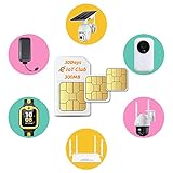 Prepaid Sim Card for Hunting Camera,4G Routers,MIFI,IP Camera Outdoor IPAD Mini Air Pro Cellular 30-Day with 300MB（2GB to 120GB Optional Data Only