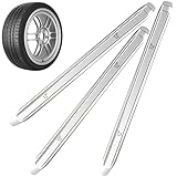 VAGCARS 3 Stück Reifen Montiereisen, Montierhebel Motorrad, 30cm Reifenheber, Reifenmontierhebel aus Hochfestem Stahl, Reifenmontiergerät, Reifenmontage Werkzeug für Motorrad Fahrrad Auto