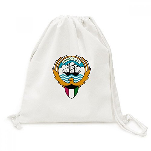 Sac cordon en toile Koweït sac à dos de voyage léger pour adulte