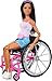 Barbie Brunette Fashion Doll & Service Dog, Wheelchair, Ramp & Accessories