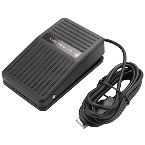 Jkjhbhged PC USB Foot Switch Keyboard Pedal