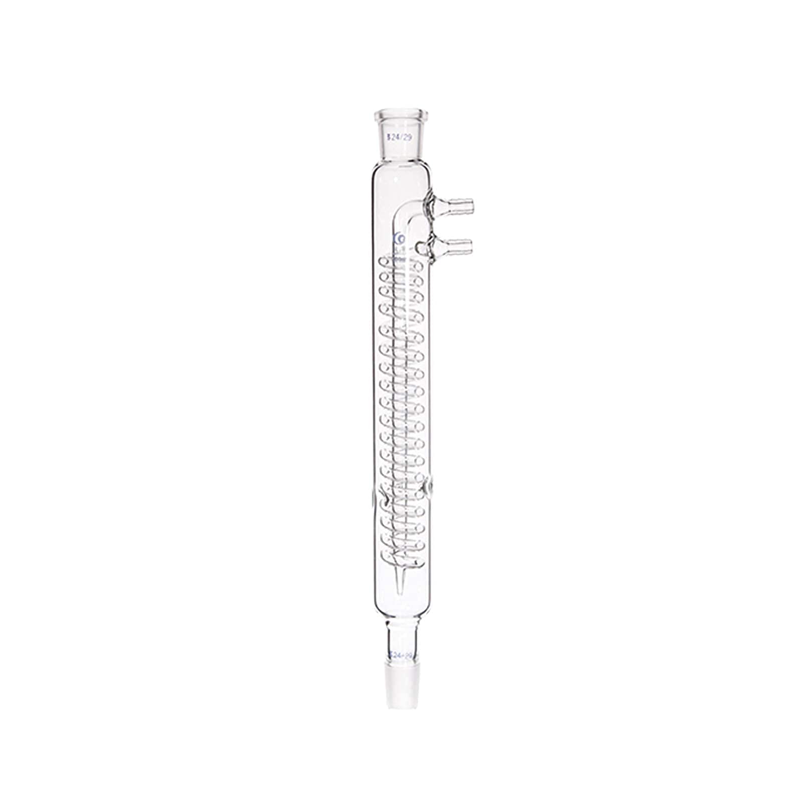 Condensatore a riflusso da laboratorio da 300 mm, accessori per dispositivi di distillazione, attrezzatura per esperimenti chimici scolastici, resistenza alle a