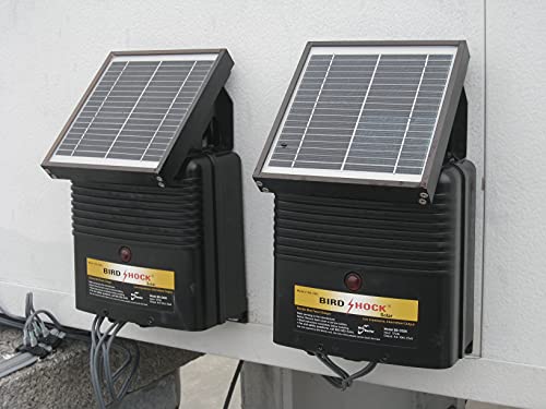 Bird Barrier Carregador solar – Banco de energia solar de 4 V com conectores inferiores – Alimenta 9