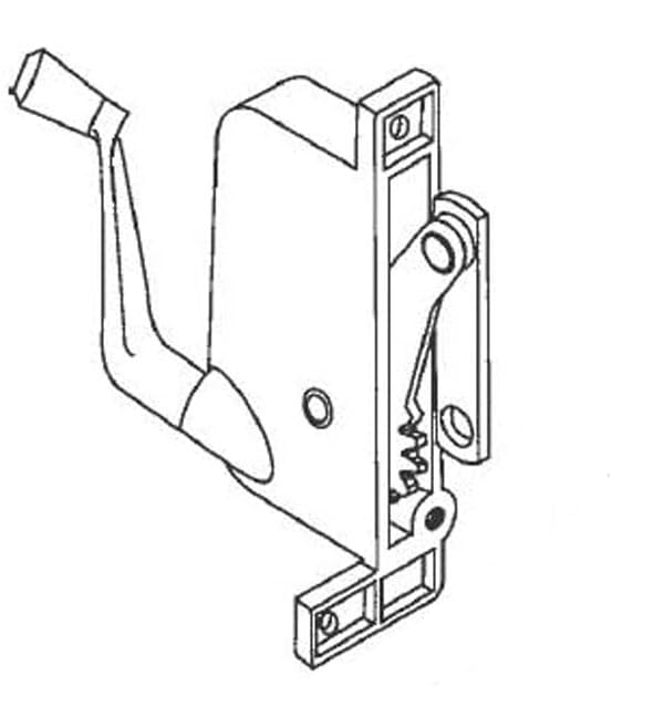 Left Hand Awning Window Operator for Crown Windows