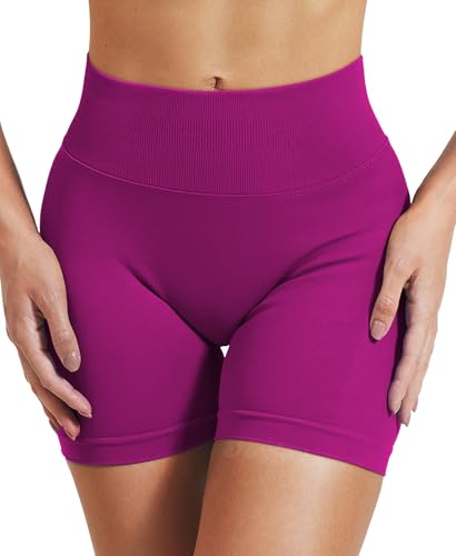 Image of VOYJOY Women Workout Impact Shorts 2.5 inch / 3.6 inch / 4.5 inch / 6 inch Scrunch Butt Booty | Tummy Control, High Waisted, Bike Short, Gentle Compression, for Women
