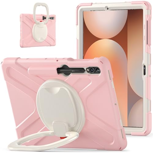 Protection Samsung Galaxy Tab S10+ antichoc heavy duty rose 12.4
