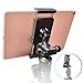 Produktbild Universal Tablet Stativ Halterung Halter Clip Mount Adapter kompatibel mit Selfie Stick Stange Kamera Stativ Tri-pod, Inklusive 1/4" Schraubenkopf für Tablet und Telefon für Videoaufnahmen Live Music