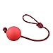 POPETPOP Ball and Rope Dog Toy-Dog Ball on String-Rope Rubber Solid Elastic Ball Bite-Resistant Pets Supplies Molar Training Tool for Dog Puppy