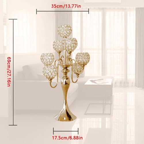 Sienna 5-Light Christmas Candolier with Candles on Holly Berry and Bell Base Candle Lamp