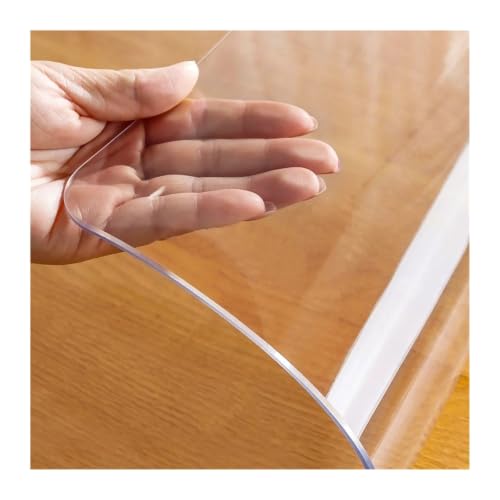 Nappe transparente imperméable en vinyle cristal pour protéger votre table