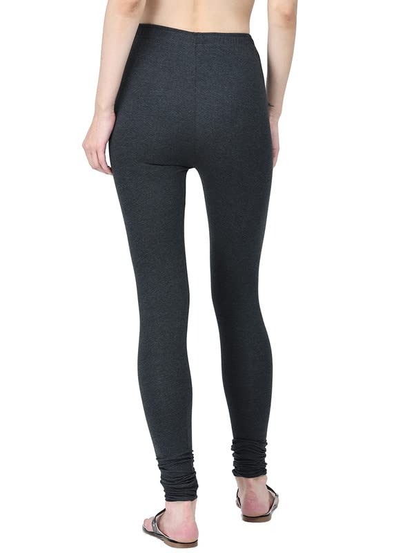 Image of Robinbosky Cotton Churidhar Leggings for Women - Stylish, Stretchable & Flattering Fit for All-Day Comfort