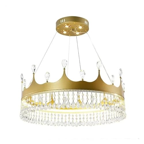 Lustre en cristal LED luxe pour chambre d'enfant élégante