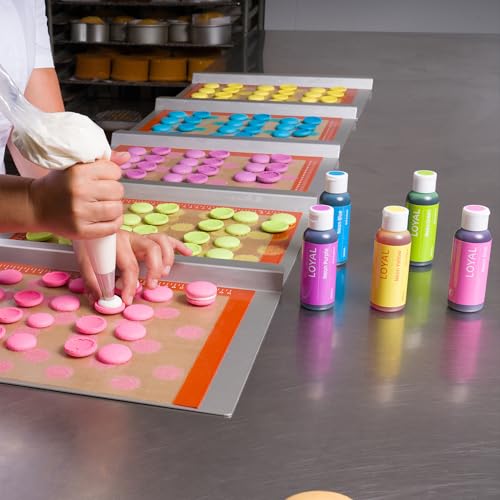 Image of Loyal Gel Food Coloring | Vibrant Color for Buttercream, Fondant, Royal Icing, Gum Paste, Marzipan and Cake Batter | Gel-Based Concentrated Food Dye - 100ml Neon Pink