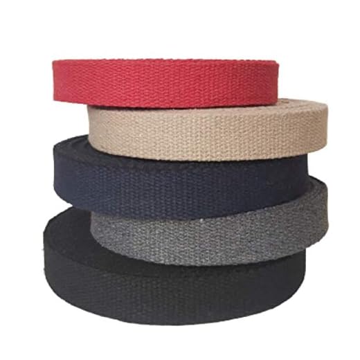 Navy Blue Cotton Webbing Straps for Crafts