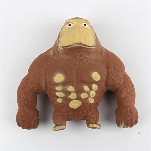 Piwimage Elastic Toy,Innovation Transformable Orangutan Toy,Gorilla King Kong Toys,Novelty Unzip Gorilla Figure,Jungle Animal #TOP1