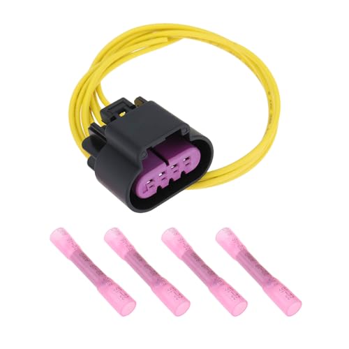 VGOL Kit de Réparation de Feu Arrière 4 Broches pour Voiture (1 Jeu) 15487756 68045319AA Compatible avec Opel Corsa C Compatible avec Alfa Romeo
