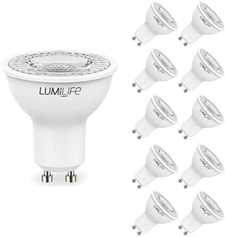 LUMiLiFE 4W GU10 LED Spotlight - 10 Pack - Daylight - 35W Replacement