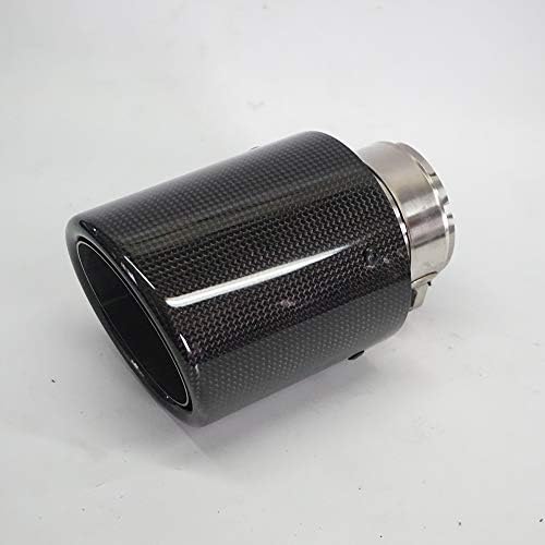Sormor Glossy Carbon Fiber Muffler Pipes Exhaust Tips with