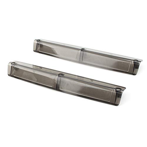 Motorcycle Rear Trunk Saddlebag Side Light Lense para Harley Electra Glide FLHT, Road King FLHR, Road Glide FLTR, Street Glide FLHX 1996-2013, Smoke miniatura 2
