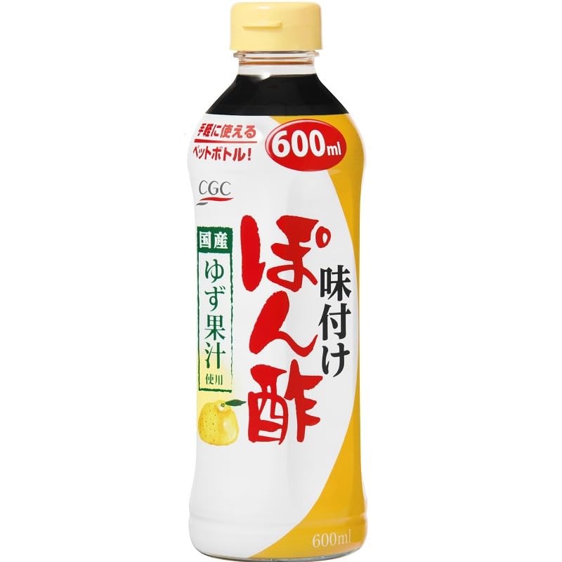 Amazon.co.jp: CGC 味付けぽん酢 徳用 600ml : 食品・飲料・お酒