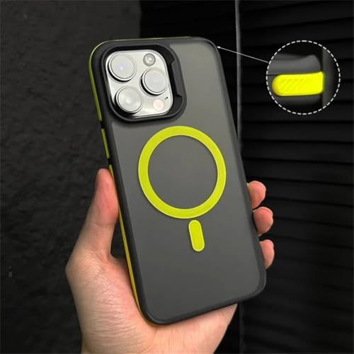 Coque iPhone 16 Pro Max antichoc résistant aux chutes, étui magnétique gris