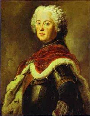 Peinture à l'huile de Frederick The Great 12x16 pouces par Antoine Pesne