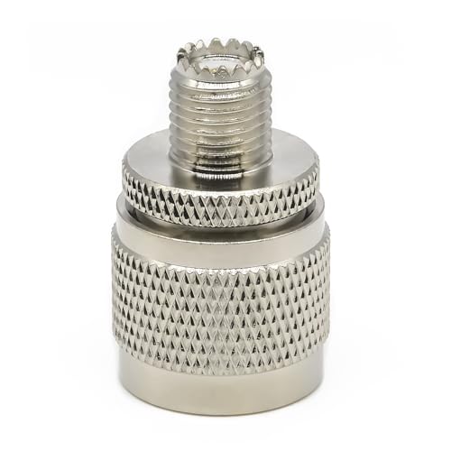 Mini Adaptador UHF PL259 Hembra a SO239 Macho, 2 Piezas miniatura 4