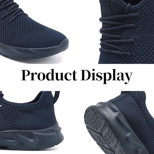 Image of Womens Walking Shoes Slip on Running Tennis Sneakers Non Slip Workout Athletic Gym Sports Breathable Mesh Lightweight Comfortable Fashion Casual Soft Sole