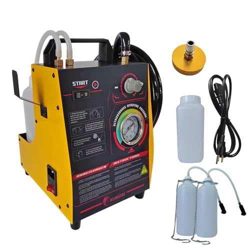 KUMORE Electric Brake Fluid Bleeder Machine,110V Brake Fluid Exchange Machine with Adjustable Pressure and One Adapter, Designed for One-Man Operation