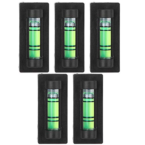 Restokki 5PCS Mini Plastic Bracket Level Black Adjusting Camera Tripod Horizontal for Office Machines