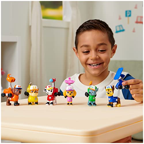 Paw Patrol Big Truck Pups Chase Action Figure avec Drone de Sauvetage à Clip, Pod Centre de Commande et Animaux Amis Jouets pour Enfants à partir de 3 Ans