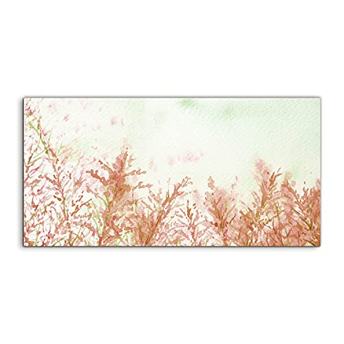 Image sur verre 140x70cm Flowers abstraction pour décoration murale