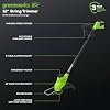 Greenworks 48V (24V x 2) 20 Brushless Cordless Lawn Mower + 12 String Trimmer + 320 CFM Leaf Blower Combo Kit with (2) 4.0Ah Batteries & Dual Port Fast Charger