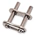 Tsubaki - 60ASD3CL - Attachment Link: 60 Industry Chain Size, 600 Stainless Steel, 3/4 in Industry Chain Pitch