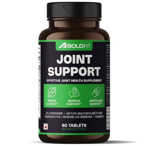 Joint Support Tablets | Glucosamine Chondroitin MSM with Turmeric & Boswellia | Knee & Joint Pain Support Supplement | Cartilage, Bone & Mobility Health | 60 Tablets