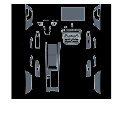 Film TPU Volvo S90 anti-rayures pour protéger le tableau de bord de voiture