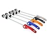 PLATT Set de Serrage Rapide pour vélo Brochette Avant et Moyeu de Roue Arrière pour Route VTT Vélo de Montagne #4