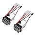 Comimark 2Pcs 320A 6-12V Brushed ESC Speed Controller W/2A BEC for RC Boat U6L5 G2I7
