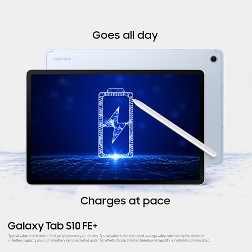 Samsung Galaxy S10 Fe+ Android Tablet, Wifi, 256GB Storage, 8GB Memory, 13.1" Display, S Pen Included, Long Lasting Battery, Grey, 3 Year Samsung Extended Warranty (Uk Version) - 7
