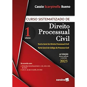 Capa do livro Curso Sistematizado de Direito Processual Civil - Vol 1 . 13ª edição 2023: Volume 1