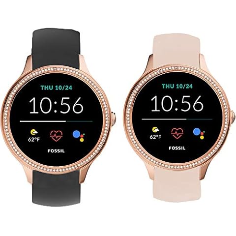LvBu Armband Kompatibel Für Fossil Damen Gen 5E Samartwatch, Sport Silikon Classic Ersatz Uhrenarmband Cover
