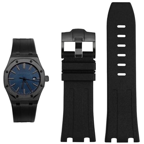 Bracelet silicone 28 mm pour AP Abby 15703 Royal Oak Offshore anti-transpiration