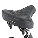 XXL Fahrradsattel Damen und Herren Bequem und Schmerzfrei mit Weicher Federung, Extra Breit, Bandscheibensattel, L 27 x B 25 cm, Schwarz Baby,Schwarz günstig Kaufen-XXL Fahrradsattel Damen und Herren Bequem und Schmerzfrei mit Weicher Federung, Extra Breit, Bandscheibensattel, L 27 x B 25 cm, Schwarz