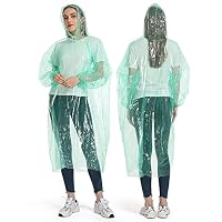 Opret 5 Stück Durchsichtig Regenponcho Damen Herren – Ansicht 7