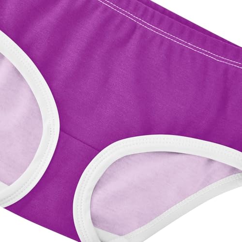 Joisal Purple Magenta Toddler Girls Underwear 2t Cotton Panties for Girl Aesthetic Briefs Girls Undies4