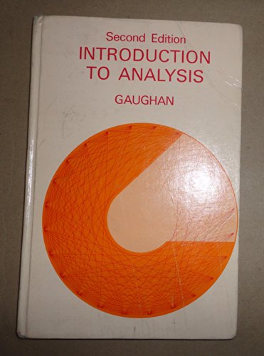 Introduction to analysis (Contemporary undergra... 0818501723 Book Cover