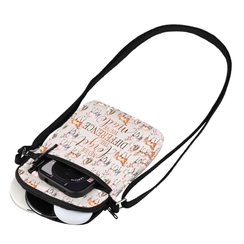 MEIKIUP Horse Inspirational Crossbody Bag Never Forget The Difference You've Made Horse Lover Shoulder Bag2