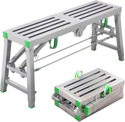 Taburete Plegable Cocina Aluminio Marca Generic
