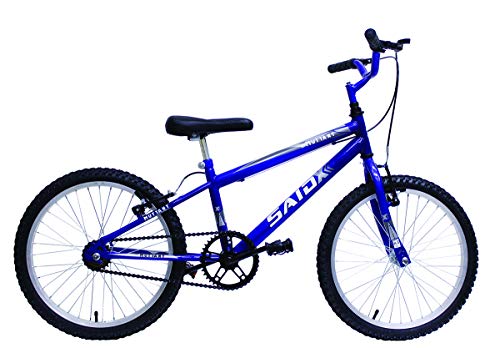 Bicicleta Aro 20 Infantil Meninos com Rodinhas (Azul)